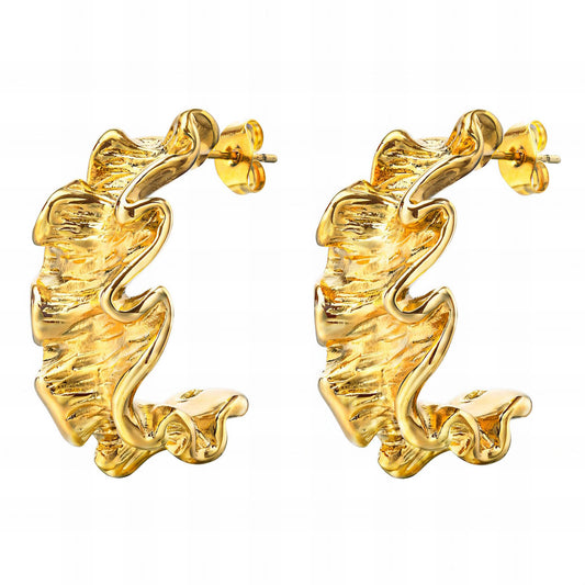 18K gold plated Stainless steel earrings