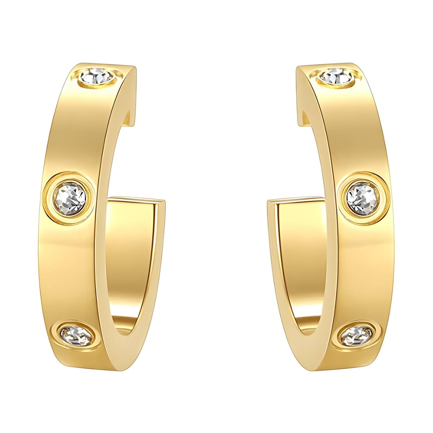 18K gold plated Stainless steel earrings