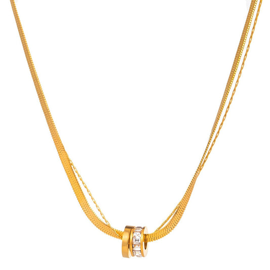 18K gold plated Stainless steel necklace