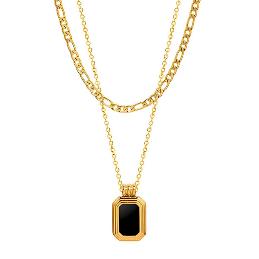 18K gold plated Stainless steel necklace