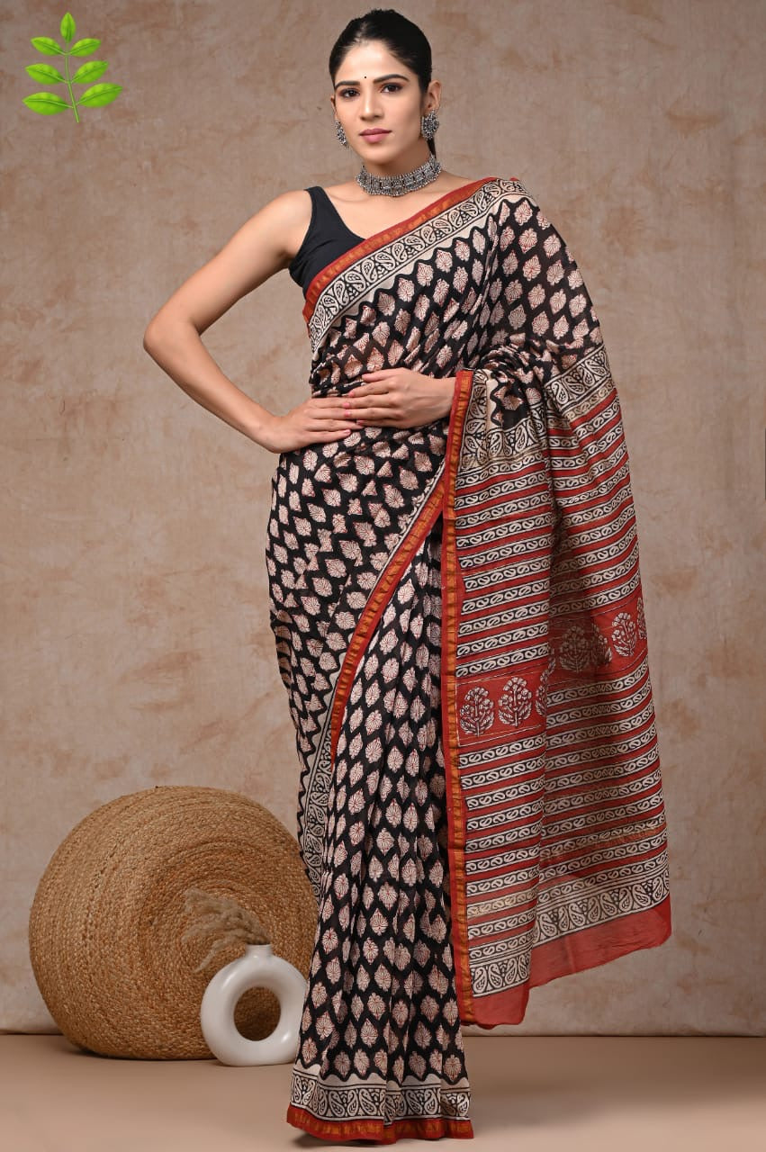 Chanderi Silk Cotton Saree