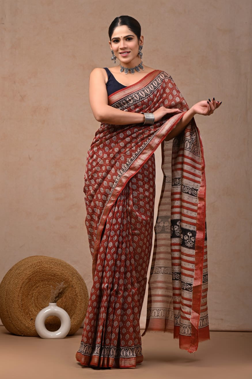 Maheswari Silk Cotton Saree